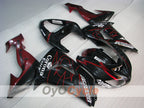 Kit de carénages injectés pour NINJA ZX-10R 06-07 - Rouge vin, Noir - Corona #OYO87906094
