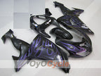 Kit de carénages injectés pour NINJA ZX-10R 06-07 - Violet, Noir - Flame #OYO87906096