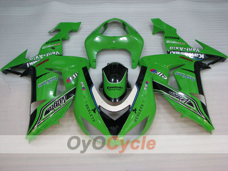 Kit de carénages injectés pour NINJA ZX-10R 06-07 - Vert - PIRELLI #OYO87906097 Image secondaire du produit