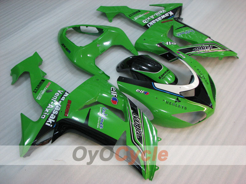 Kit de carénages injectés pour NINJA ZX-10R 06-07 - Vert - PIRELLI #OYO87906097 Image principale du produit
