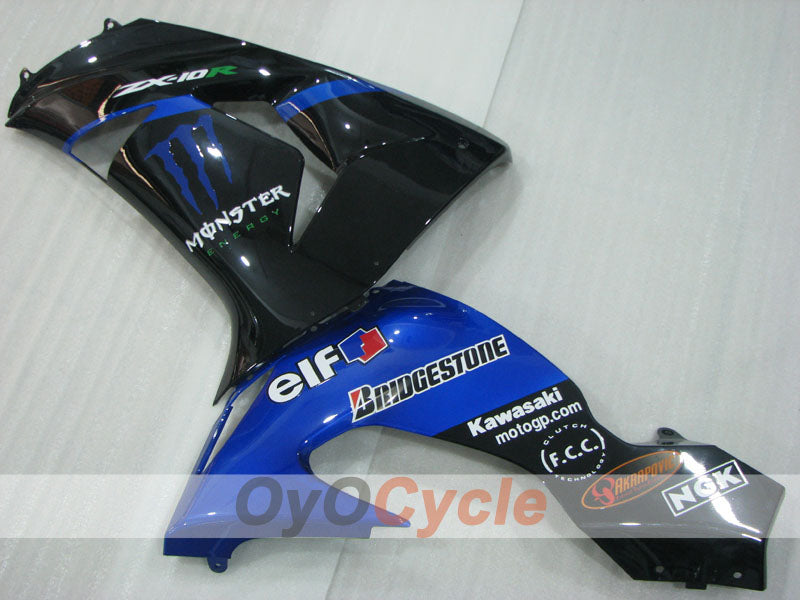 Carénage latéral gauche et droit pour Kawasaki Ninja ZX-10R 06-07 #OYO87913418