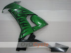 Kit de carénages injectés pour NINJA ZX-10R 08-10 - Vert, Noir - Flame #OYO87906100