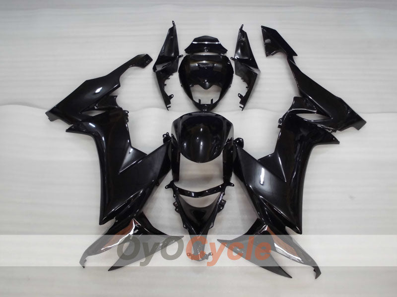 Kit de carénages injectés pour NINJA ZX-10R 08-10 - Vert, Noir - Flame #OYO87906102 Image secondaire du produit