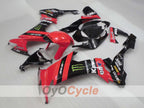 Kit de carénages injectés pour NINJA ZX-10R 08-10 - Rouge, Noir - Monster #OYO87906103