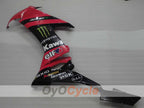 Kit de carénages injectés pour NINJA ZX-10R 08-10 - Rouge, Noir - Monster #OYO87906103