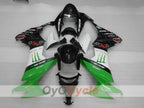 Kit de carénages injectés pour NINJA ZX-10R 08-10 - Vert, Blanc, Noir - Monster #OYO87906104