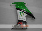 Kit de carénages injectés pour NINJA ZX-10R 08-10 - Vert, Blanc, Noir - Monster #OYO87906104
