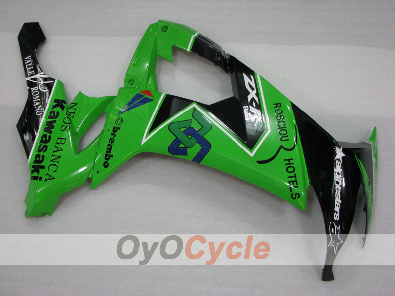Kit de carénage à injection pour NINJA ZX-10R 08-10 - Vert, noir - Personnalisez #OYO87906105