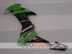 Kit de carénage à injection pour NINJA ZX-10R 08-10 - Vert, noir - Monster #OYO87906106
