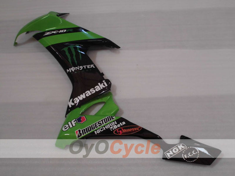 Carénage latéral gauche et droit pour Kawasaki Ninja ZX-10R 08-10 #OYO87913465