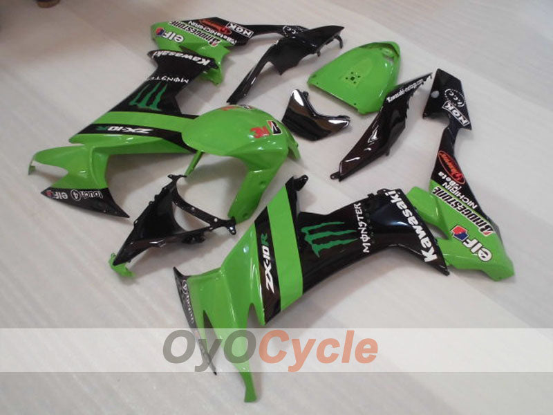 Kit de carénage à injection pour NINJA ZX-10R 08-10 - Vert, noir - Monster #OYO87906106 Image secondaire du produit
