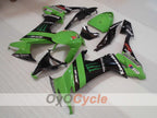 Kit de carénage à injection pour NINJA ZX-10R 08-10 - Vert, noir - Monster #OYO87906106