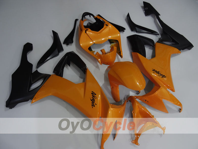 Kit de carénage à injection pour NINJA ZX-10R 08-10 - Orange, noir - Style usine #OYO87906110