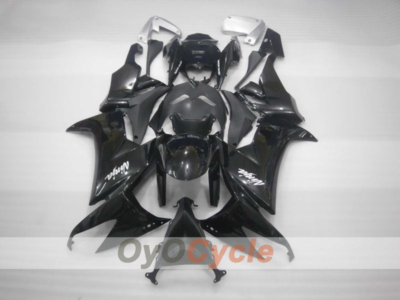 Kit de carénage à injection pour NINJA ZX-10R 08-10 - Noir - Style usine #OYO87906111