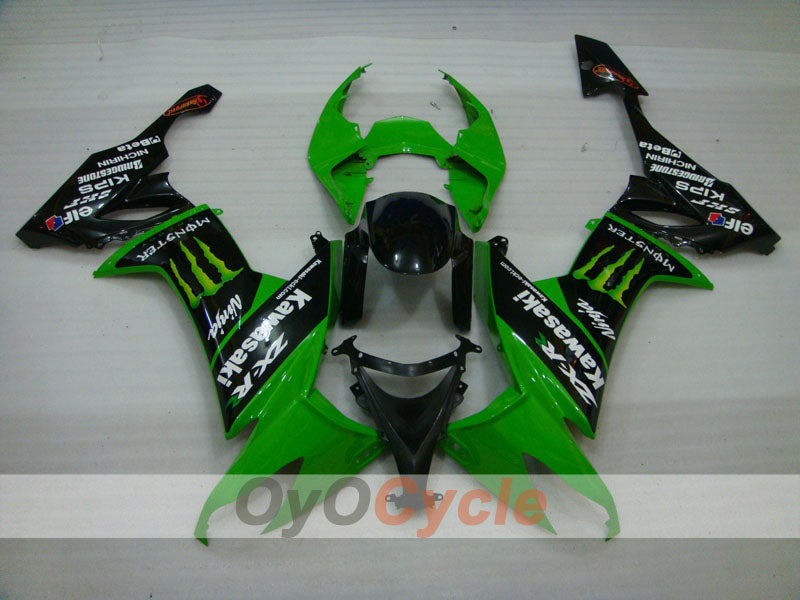 Kit de carénage à injection pour NINJA ZX-10R 08-10 - Vert, noir - Monster #OYO87906112 Image secondaire du produit