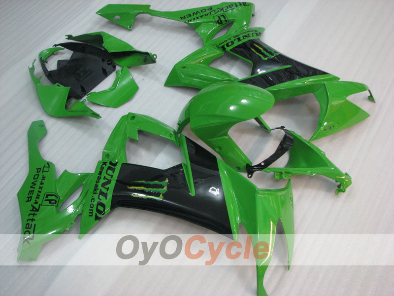 Kit de carénage à injection pour NINJA ZX-10R 08-10 - Vert, noir - Monster #OYO87906113 Image principale du produit
