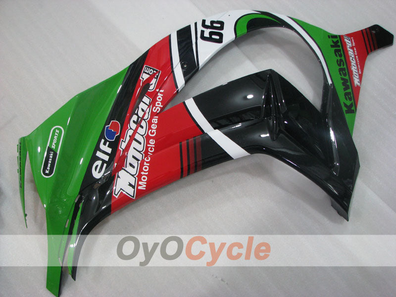 Kit de carénage à injection pour NINJA ZX-10R 11-15 - Vert, noir - Style usine #OYO87906114
