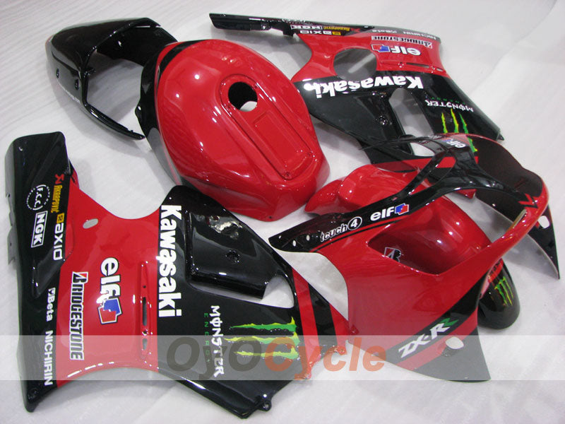 Kit de carénage à injection pour NINJA ZX-12R 00-01 - Rouge, noir - Monster #OYO87906115