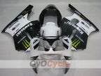 Kit de carénage à injection pour NINJA ZX-12R 00-01 - Blanc, noir - Monster #OYO87906116