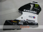 Kit de carénage à injection pour NINJA ZX-12R 00-01 - Blanc, noir - Monster #OYO87906116