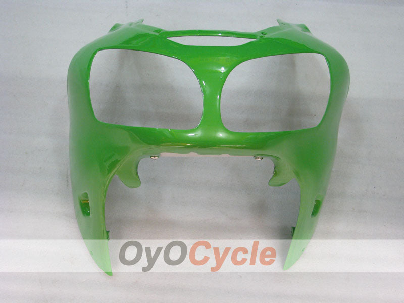 Kit de carénage à injection pour NINJA ZX-12R 00-01 - Vert, noir - Style d’origine #OYO87906117