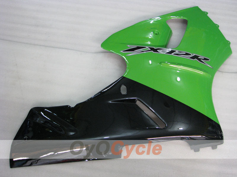 Kit de carénage à injection pour NINJA ZX-12R 00-01 - Vert, noir - Style d’origine #OYO87906117