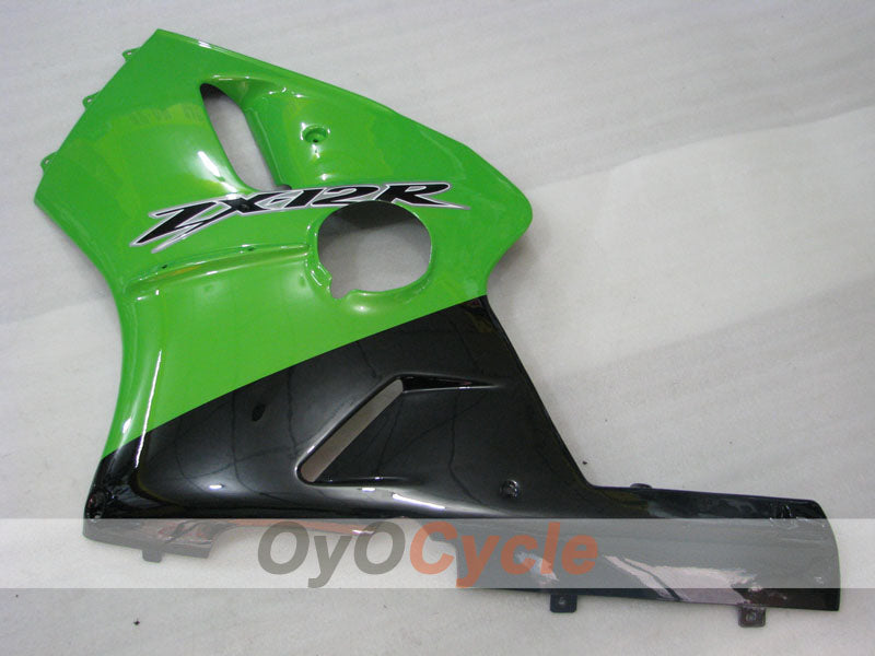 Kit de carénage à injection pour NINJA ZX-12R 00-01 - Vert, noir - Style d’origine #OYO87906117