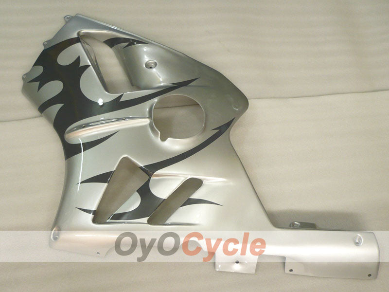 Kit de carénage à injection pour NINJA ZX-12R 02-05 - Noir, argent - Style d’origine #OYO87906119