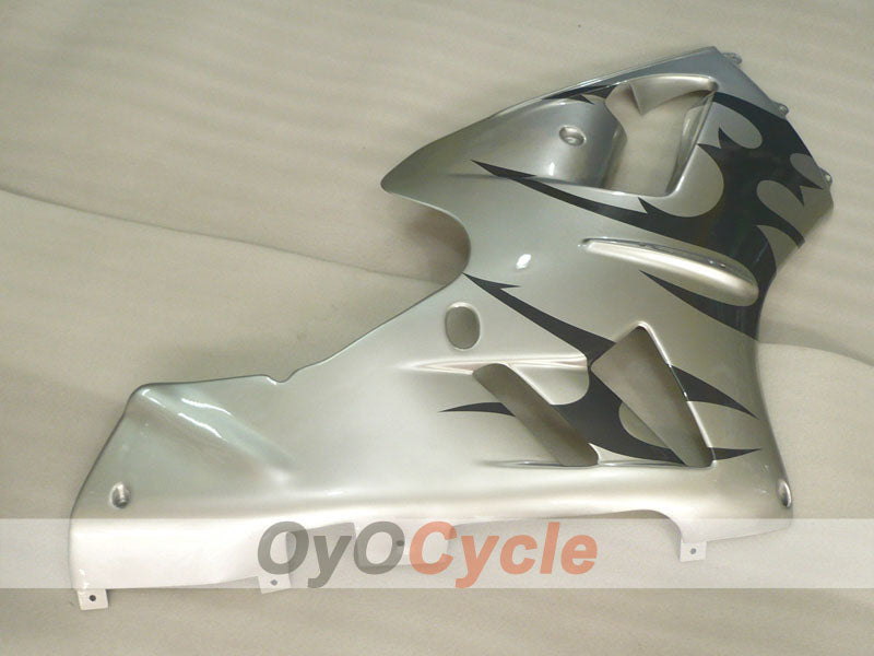 Kit de carénage à injection pour NINJA ZX-12R 02-05 - Noir, argent - Style d’origine #OYO87906119