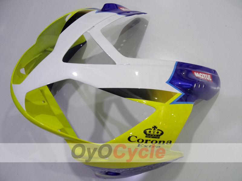 Kit de carénage à injection pour NINJA ZX-12R 02-05 - Jaune, bleu - Corona #OYO87906122