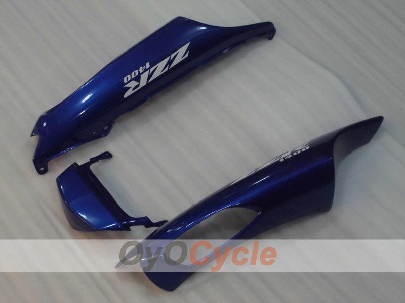 Kit de carénage à injection pour NINJA ZX-14R 06-11 - Bleu, noir - Style d’origine #OYO87906123