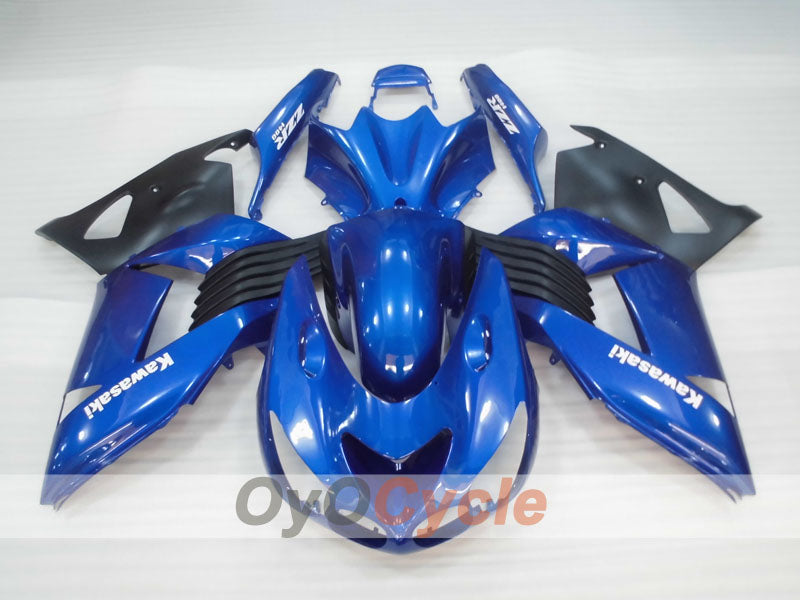 Kit de carénage à injection pour NINJA ZX-14R 06-11 - Bleu, noir - Style d’origine #OYO87906123 Image secondaire du produit