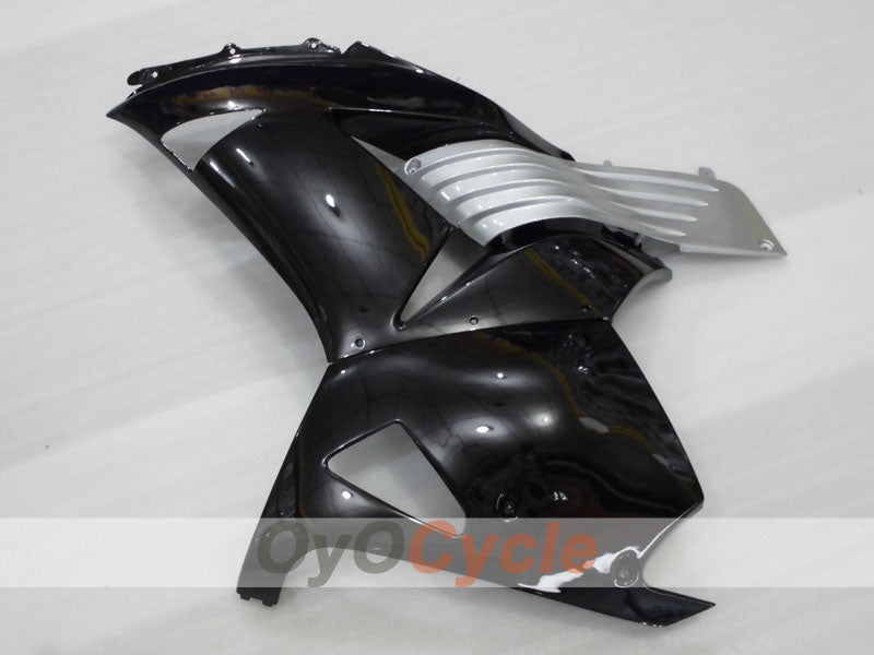 Kit de carénage à injection pour NINJA ZX-14R 06-11 - Noir, argent - Style d’origine #OYO87906124