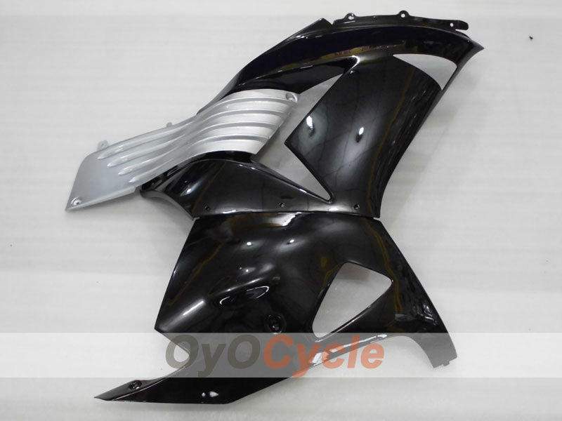 Kit de carénage à injection pour NINJA ZX-14R 06-11 - Noir, argent - Style d’origine #OYO87906124