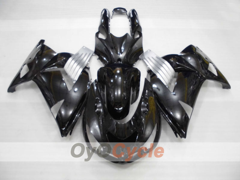 Kit de carénage à injection pour NINJA ZX-14R 06-11 - Noir, argent - Style d’origine #OYO87906124 Image secondaire du produit