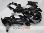 Kit de carénage à injection pour NINJA ZX-14R 06-11 - Noir, argent - Style d’origine #OYO87906124