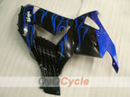 Kit de carénage à injection pour NINJA ZX-14R 06-11 - Bleu, noir - Flamme #OYO87906127
