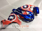 Kit de carénage à injection pour NINJA ZX-14R 06-11 - Rouge, bleu, blanc - Personnalisable #OYO87906128
