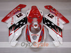 Kit de carénage à injection pour Ducati 749 03-04 - Rouge, Blanc, Noir - Xerox #OYO87906133