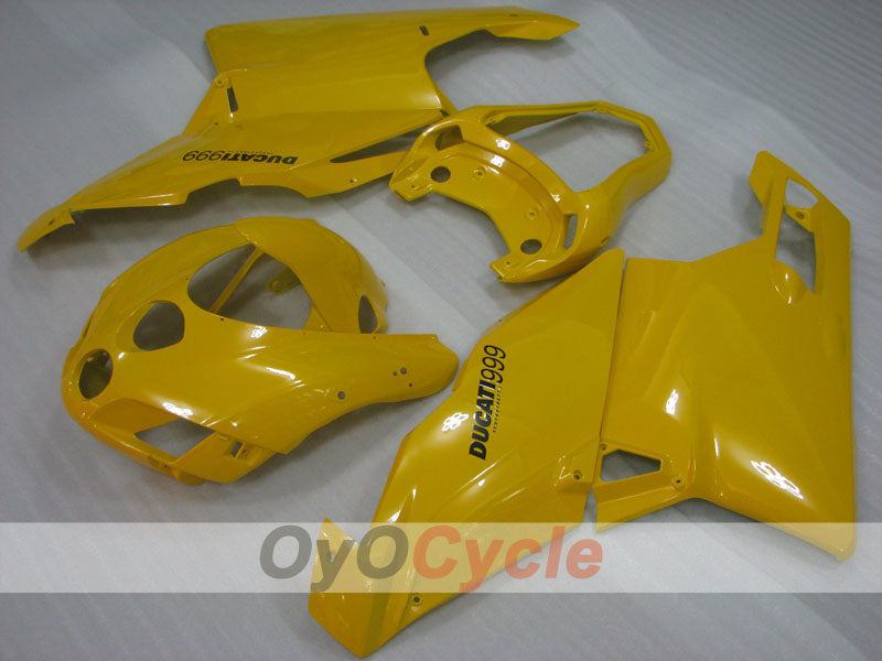 Kit de carénage à injection pour Ducati 749 03-04 - Jaune - Style usine #OYO87906135
