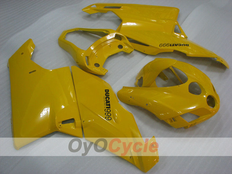 Kit de carénage à injection pour Ducati 749 03-04 - Jaune - Style usine #OYO87906135