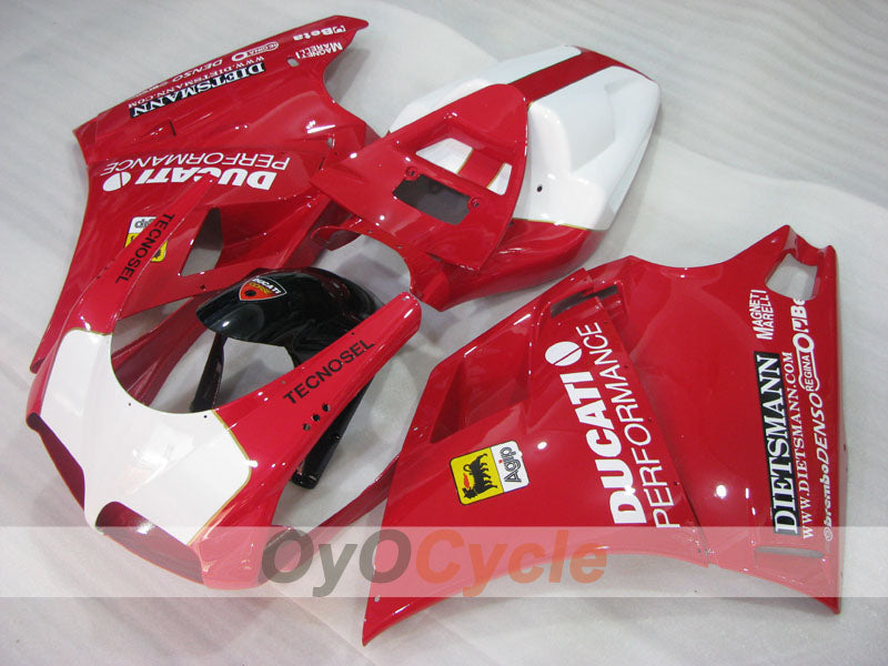 Kit de carénage à injection pour Ducati 996 99-02 - Rouge, Blanc - Performance #OYO87906142 Image principale du produit