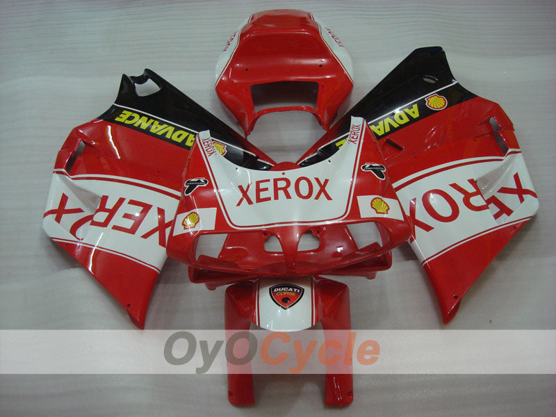 Kit de carénage à injection pour Ducati 996 99-02 - Rouge, Blanc, Noir - Xerox #OYO87906143 Image secondaire du produit