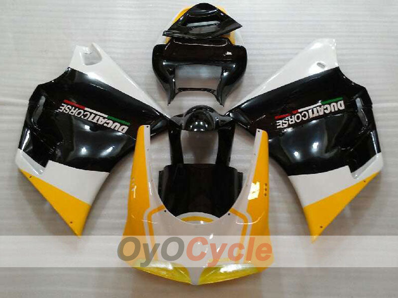 Kit de carénage à injection pour Ducati 996 99-02 - Jaune, Blanc, Noir - Style usine #OYO87906146 Image secondaire du produit