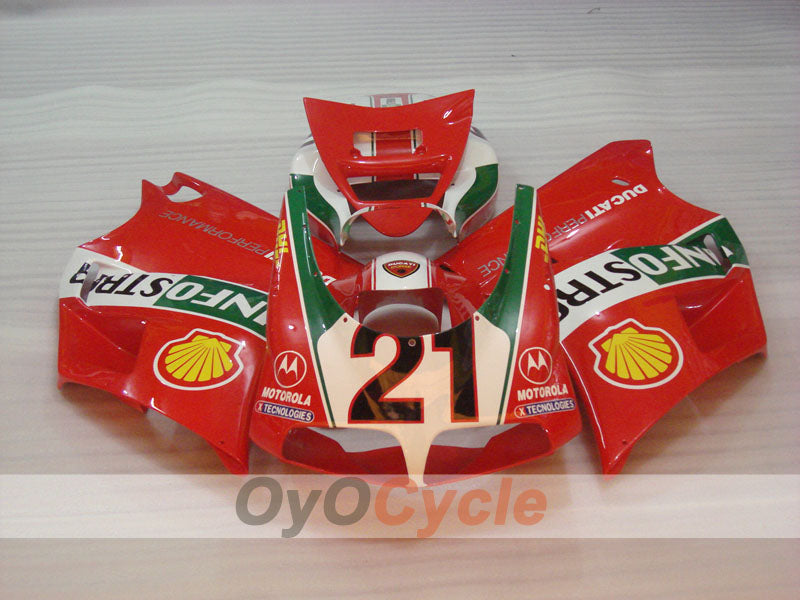 Kit de carénage à injection pour Ducati 996 99-02 - Rouge, Vert, Blanc - INFO STRADA #OYO87906147 Image secondaire du produit