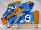 Kit de carénage à injection pour Ducati 996 99-02 - Orange, Bleu - Style usine #OYO87906149