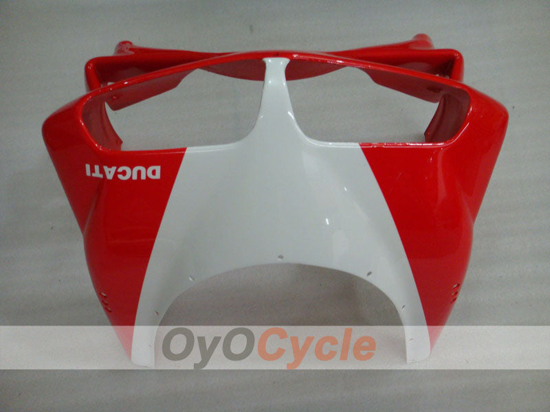 Kit de carénage à injection pour Ducati 996 99-02 - Rouge, Blanc - Performance #OYO87906151