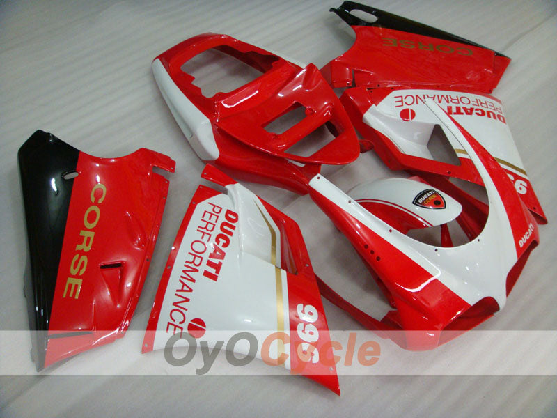 Kit de carénage à injection pour Ducati 996 99-02 - Rouge, Blanc - Performance #OYO87906151 Image secondaire du produit