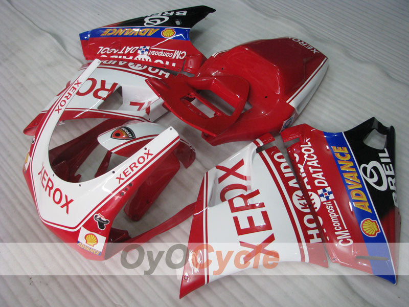 Kit de carénage à injection pour Ducati 996 99-02 - Rouge, Blanc - Xerox #OYO87906152 Image secondaire du produit