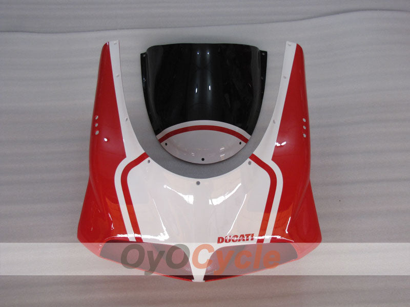 Kit de carénage à injection pour Ducati 748 94-02 - Rouge, Blanc, Noir - Style usine #OYO87906154
